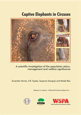 Captive Elephants in Circuses, a Scientific Investigation of the Population Status, Management and Welfare Significance