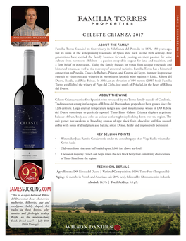 Celeste Crianza 2017