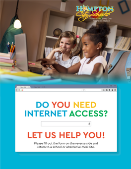 Internet Access Flyer