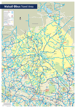 Walsall Bus Travel Area TON R R T E R Lakeside S Canes G K RD N RD P AR