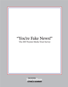 Poynter Media Trust Survey