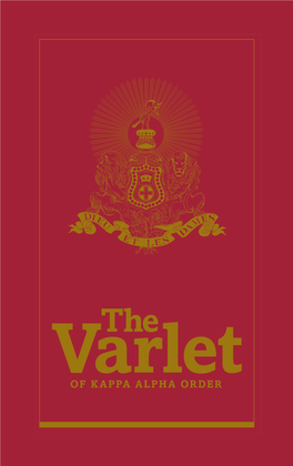 The Varlet of Kappa Alpha Order