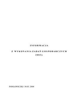 Sprawozdanie Z Wykonania Zadań Społecz