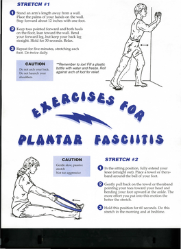 Plantar Fasciitis Exercises