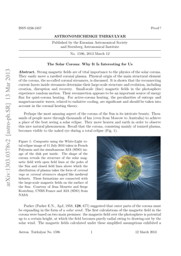 The Solar Corona: Why It Is Interesting for Us