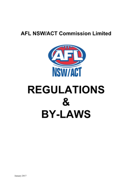 Nsw Afl Regulations