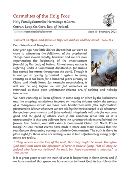 Carmelitesholyface-Newsletter-14.Pdf