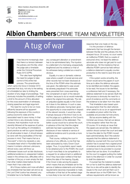 Crime Newsletter