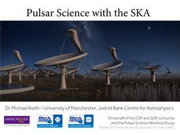 Pulsar Science with the SKA