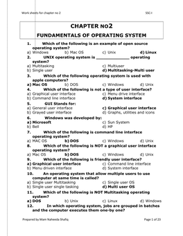 Computer Chapter#2