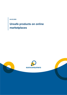 Unsafe Products on Online Marketplaces