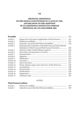 2005 Protocol Additional to the Geneva Conventions of 12 August