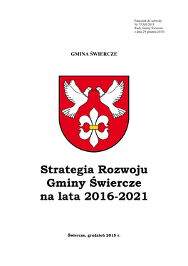 Strategia Rozwoju Gminy Świercze Na Lata 2016-2021