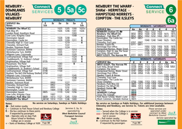 5A 5C 5A 5 6A Notes Sch Sch MONDAYS - SATURDAYS