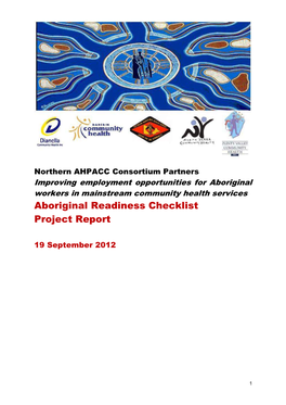 Aboriginal Readiness Checklist Project Report