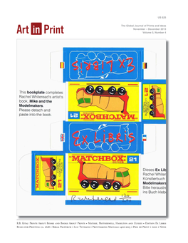 R.B. Kitaj: Prints About Books and Books About Prints • Matisse, Motherwell, Hamilton and Ulysses • Edition Ex Libris Rules for Printing Ca