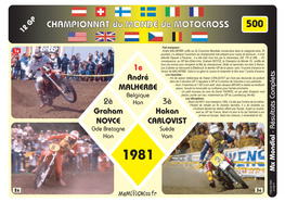 CHAMPIONNAT Du MONDE De MOTOCROSS