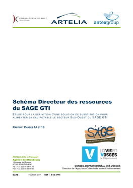 Schéma Directeur Des Ressources Du SAGE