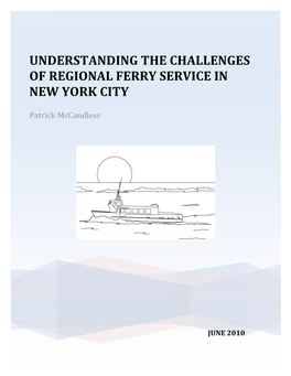 Exploring Challenges Ferries Nyc Final 031810