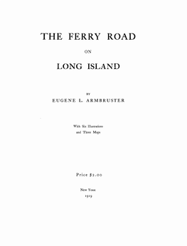 The Ferry Road