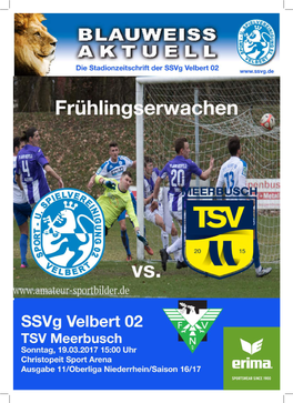 BWA Nr. 11/2016-17 TSV Meerbusch