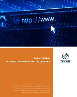 Beginner's Guide to INTERNET PROTOCOL (IP) ADDRESSES