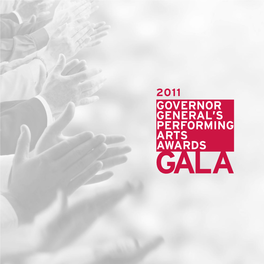 2011 Gala Program