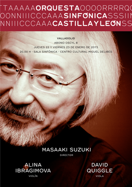 David Quiggle Alina Ibragimova Masaaki Suzuki