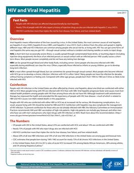 HIV and Viral Hepatitis June 2017