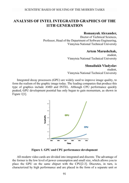 Analysis of Intel Integrated Graphics of the 11Th Generation