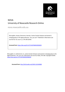 NOVA University of Newcastle Research Online Nova.Newcastle.Edu.Au