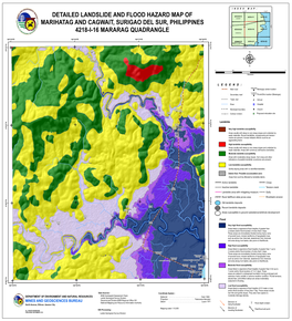 Detailed Landslide and Flood Hazard Map of Marihatag