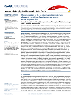 Characterization of the in Situ Magnetic Architecture of Oceanic Crust