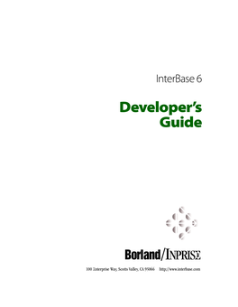 Developer's Guide