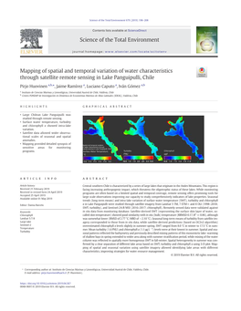 Science of the Total Environment 679 (2019) 196–208