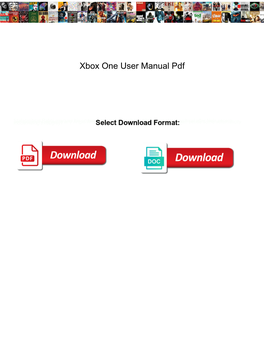 Xbox One User Manual Pdf