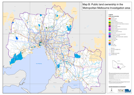 Map B: Public Land Ownership in the Metropolitan Melbourne