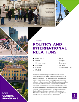 Politics and International Relations