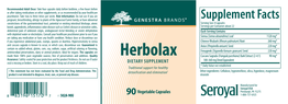 Herbolax Cascara Sagrada (Frangula Purshiana) Bark Extract (2-4:1) 90 Mg* Assurance: Safety-Sealed for Your Protection and for Product Freshness