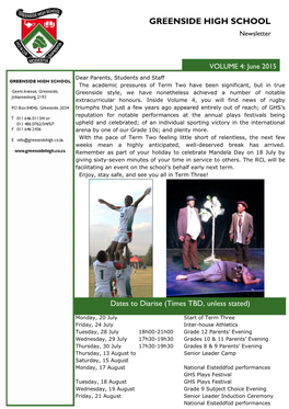 Ghsnews-Vol 4-June2015