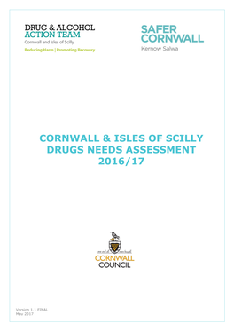 Cornwall & Isles of Scilly Drugs Needs Assessment