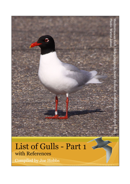 List of Gulls Part 1 with References