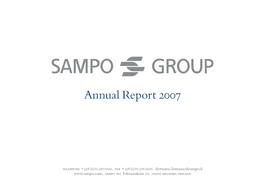 Sampo Annual Report 2007