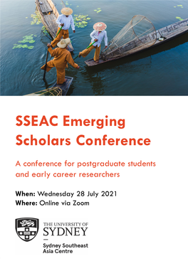 SSEAC Emerging Scholars Conference