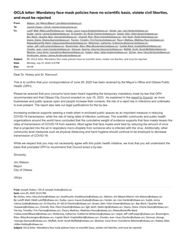 Mandatory Face Mask Policies Have No Scientific Basis, Violate Civil Liberties, and Must Be Rejected Date: Monday, July 27, 2020 2:31 PM Size: 40 KB