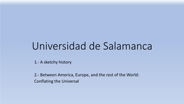 Universidad De Salamanca