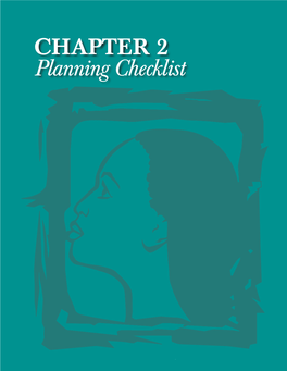 Planning Checklist