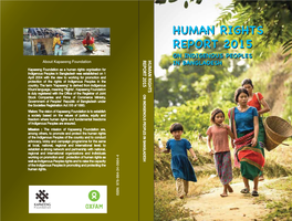 Human Rights Report 2015 on Indigenous Peoples in Bangladesh