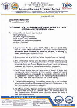 Division Memorandum No 409 S