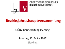 Bezirksjahreshauptversammlung